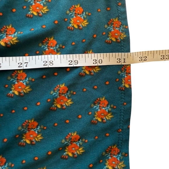 Natural Life Dark Floral Mini Dress Large Stretch Flower Boho Bohemian Forest - Picture 9 of 10